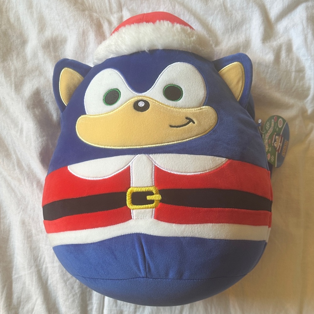 NWT Holiday Sonic the Hedgehog Squishmallow